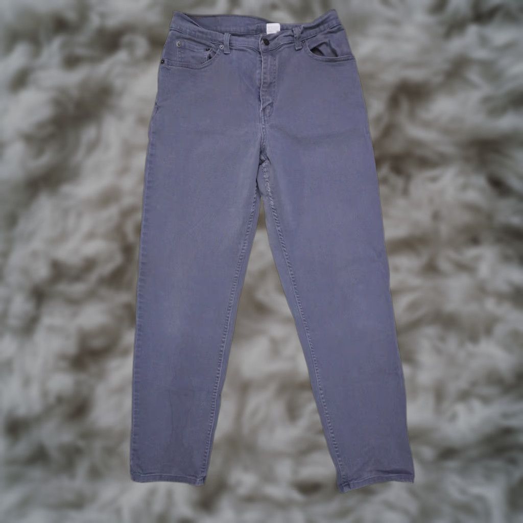 Levi's Levi's 550 Relaxed Fit Tapered Jeans Gray Women's 12 Regular High Rise 29.5in Inseam 28 Waist 28 5-Pocket Denim Cotton Spandex Vintage No Size 28" / US 6 / IT 42 - 1 Thumbnail