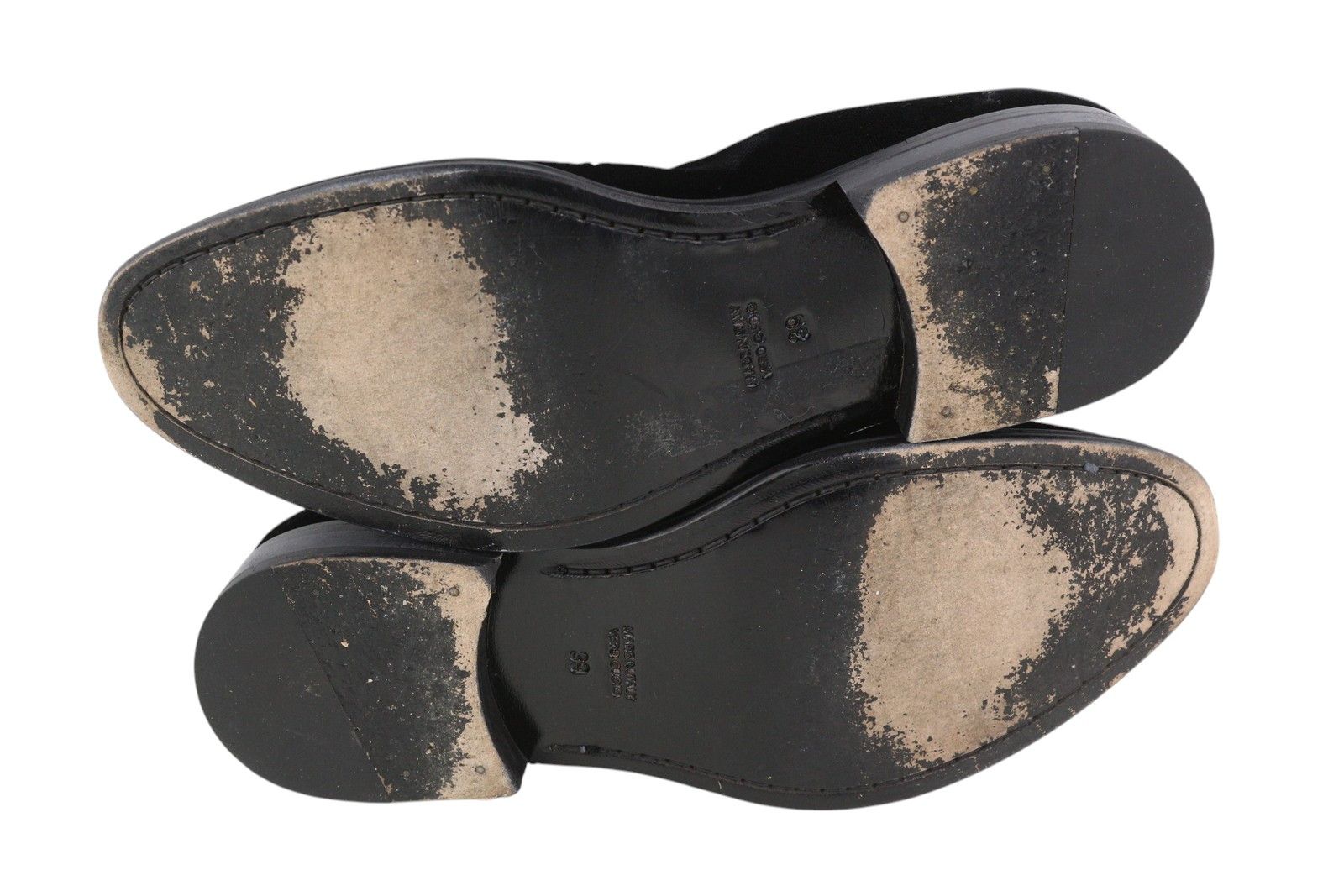 Suitsupply EU39 Black Velour Almond Toe Slip On Shoes 83577 Size US 6 / EU 39 - 8 Thumbnail