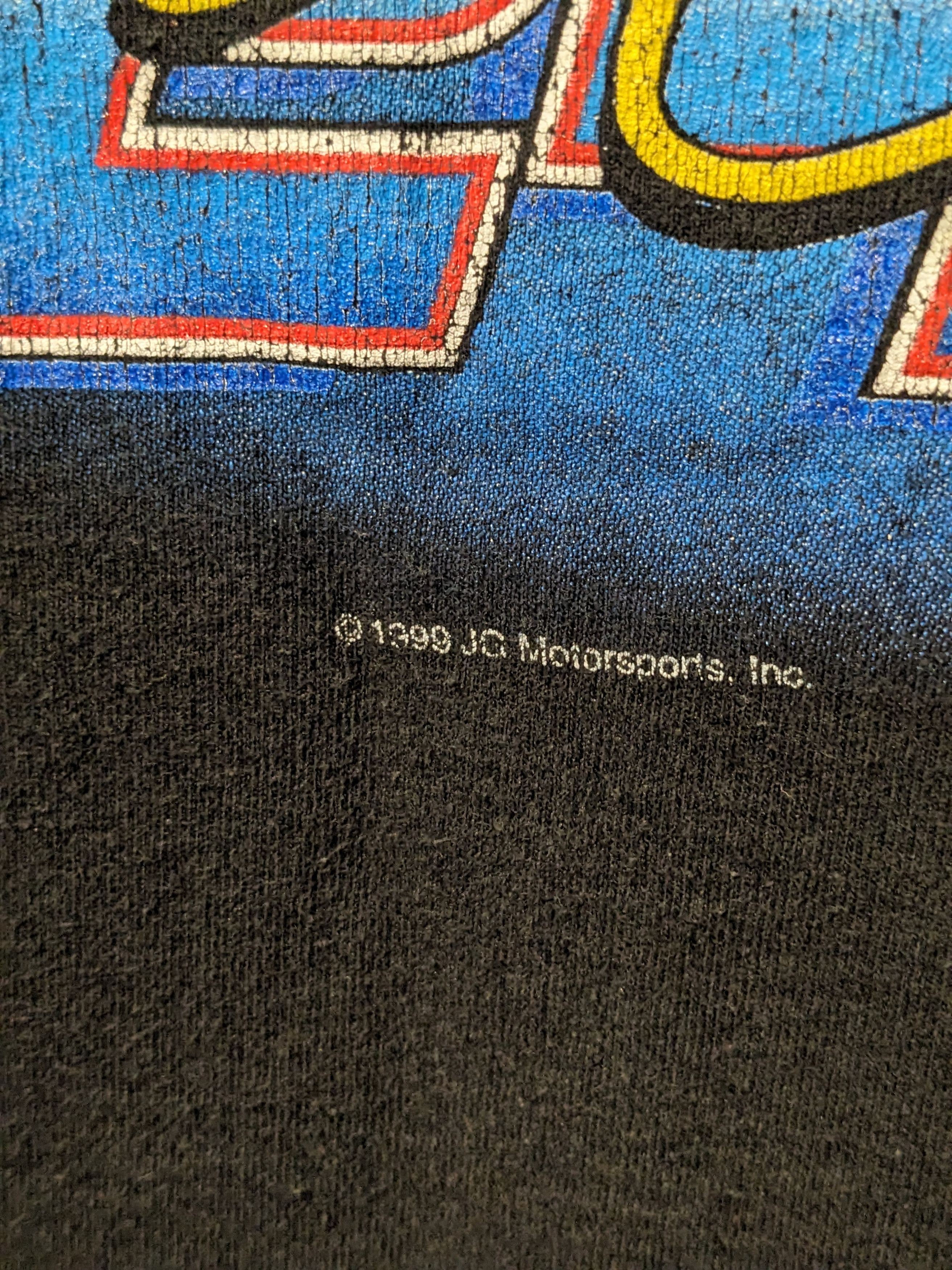 Chase Authentics × NASCAR × Vintage Vintage 1999 Nascar Jeff Gordan Pepsi Black Medium T-Shirt Size US M / EU 48-50 / 2 - 9 Thumbnail