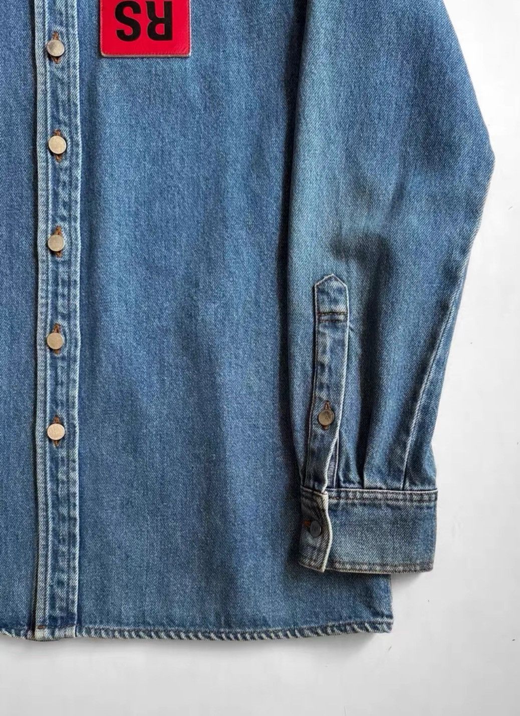 Raf Simons Raf Simons oversize denim shirt.-2505 Size US L / EU 52-54 / 3 - 7 Thumbnail