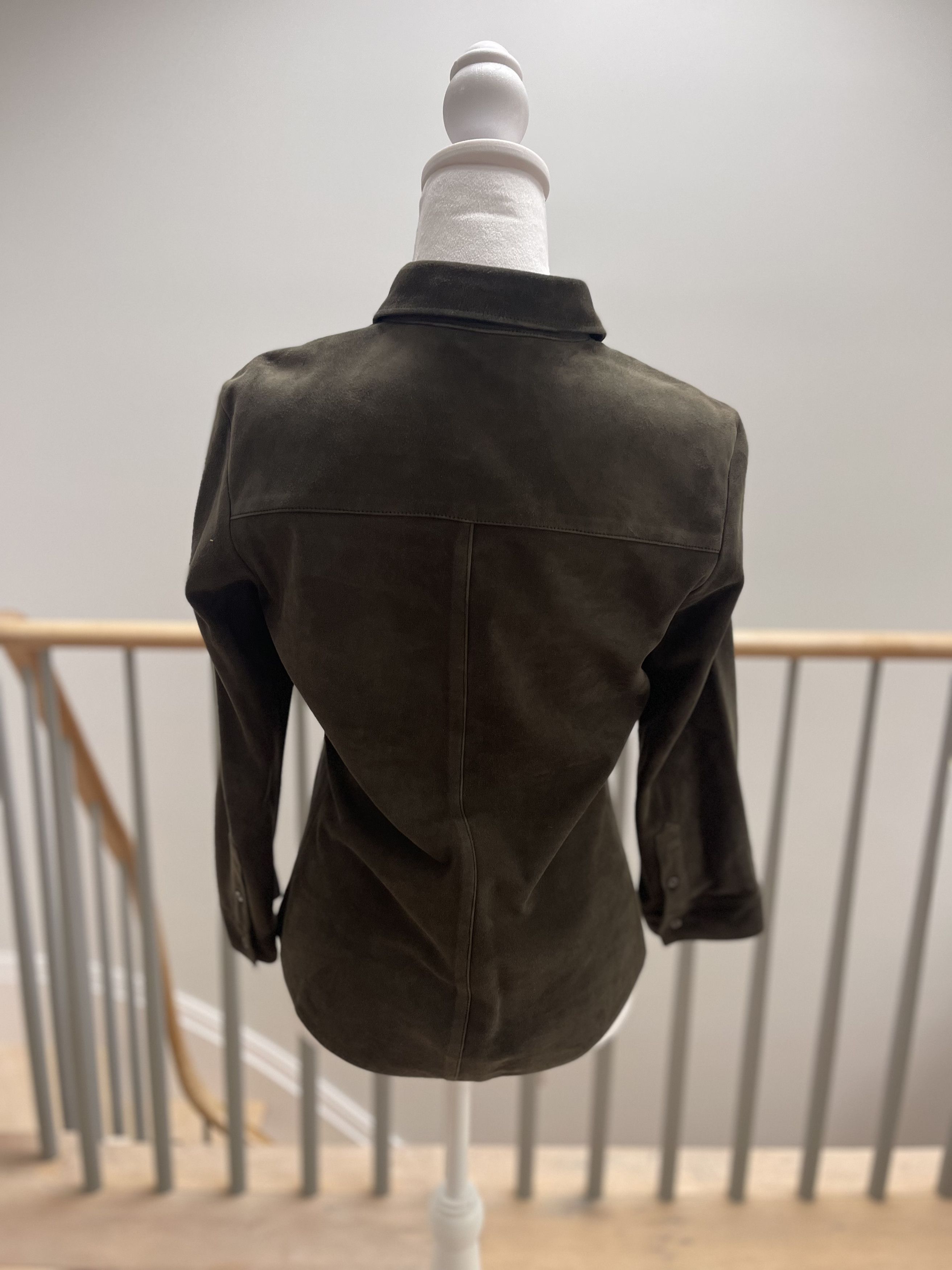 Vintage Chaiken and Capone Suede button down shirt Size S / US 4 / IT 40 - 3 Thumbnail