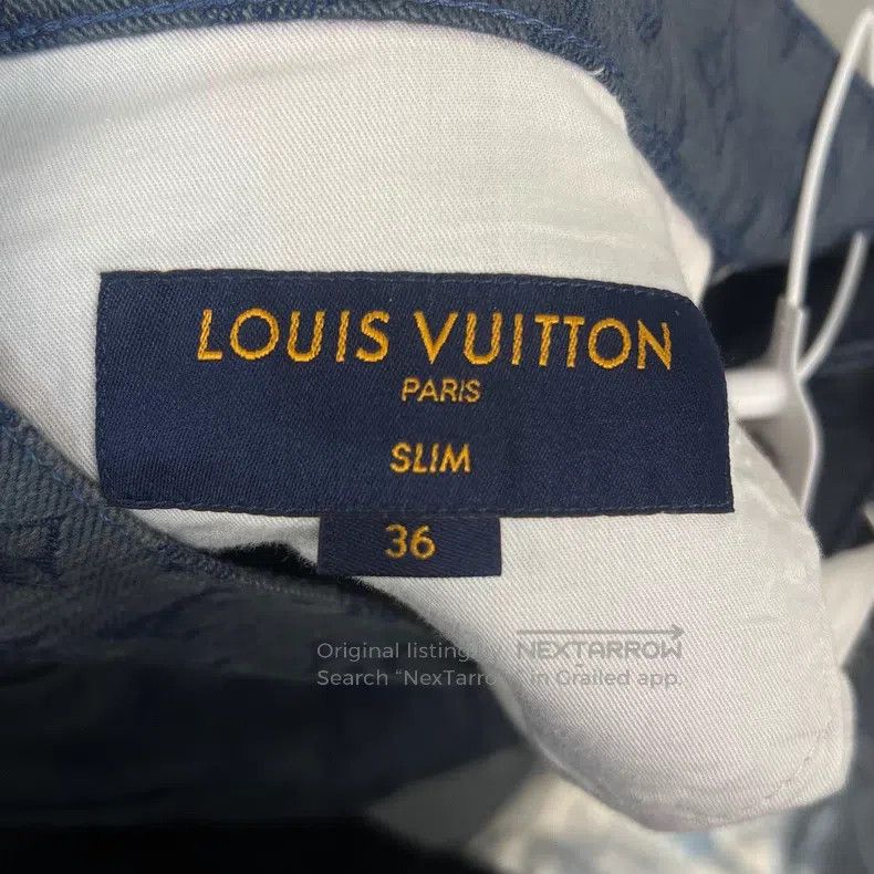 Louis Vuitton Louis Vuitton Logo Full Zip Side Pocket Jeans Size US 36 / EU 52 - 4 Thumbnail