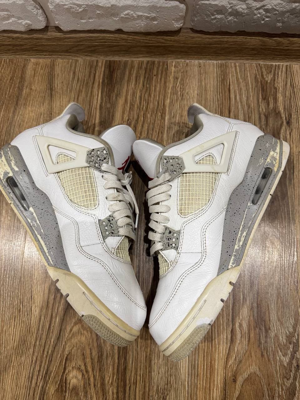Jordan Brand Nike Air Jordan 4 Retro White Oreo Size US 10.5 / EU 43-44 - 21 Thumbnail