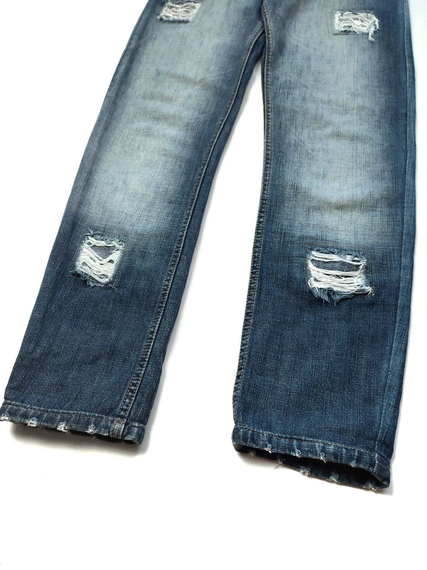 Dolce & Gabbana × Vintage Vintage Dolce Gabbana Distressed Washed Denim y2k jeans Size 28" / US 6 / IT 42 - 4 Thumbnail