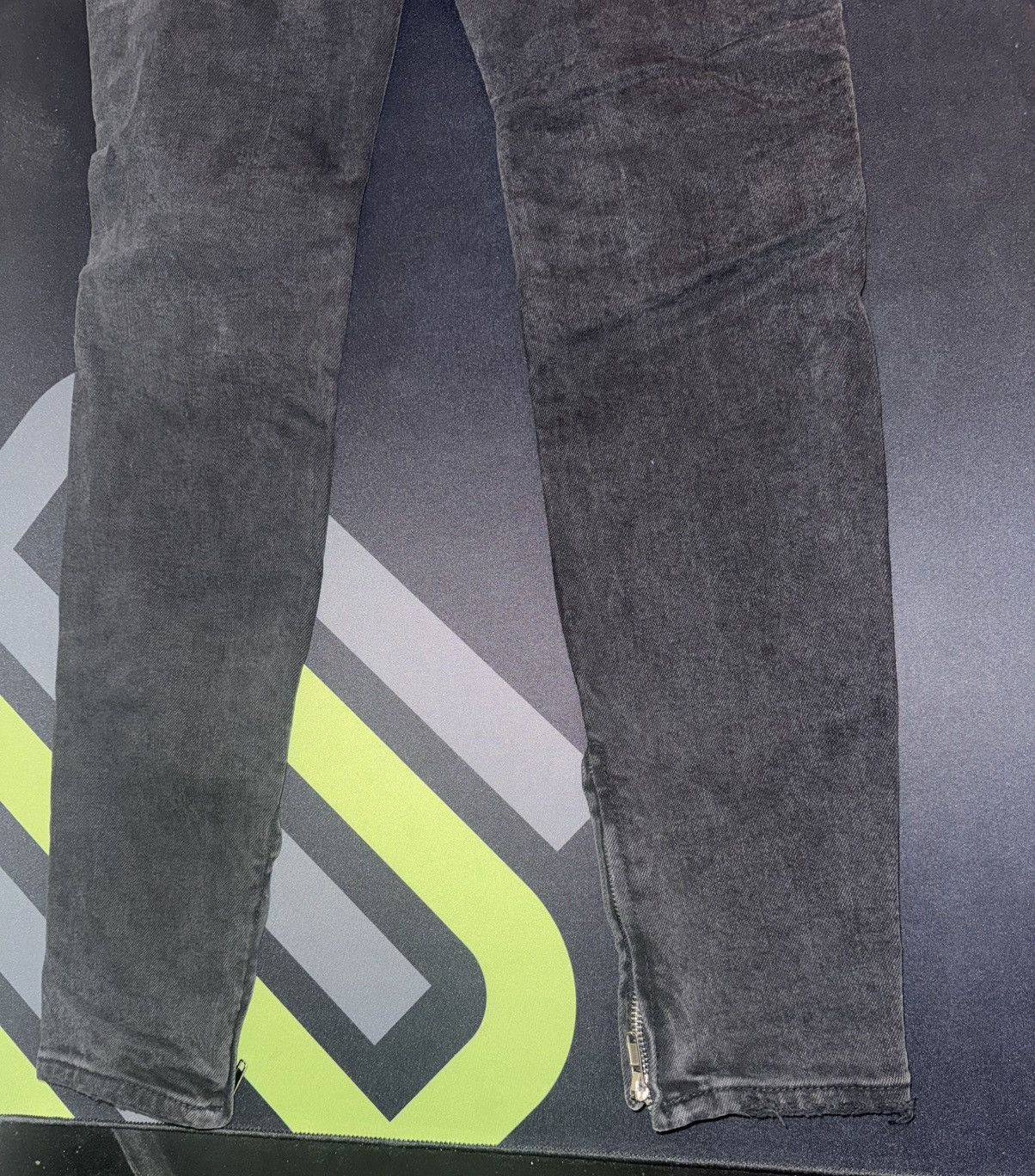 Other Men Black Stacked Skinny Jeans Size US 28 / EU 44 - 17 Thumbnail