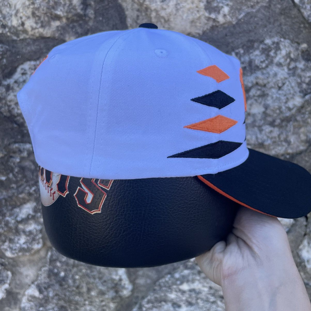 MLB Texas Rangers Oklahoma State University Diamond Snapback Hat Size ONE SIZE - 4 Thumbnail