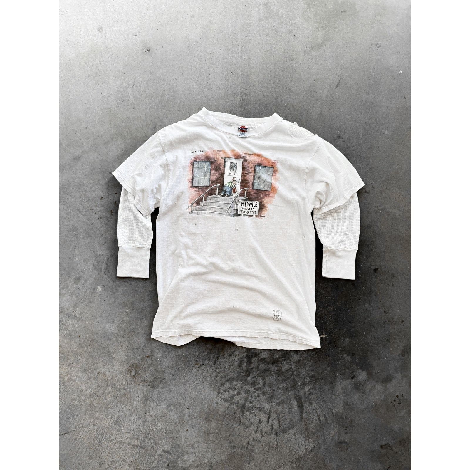 Vintage 1990s Thrashed The Far Side Tee Size L Size US XL / EU 56 / 4 - 1 Thumbnail