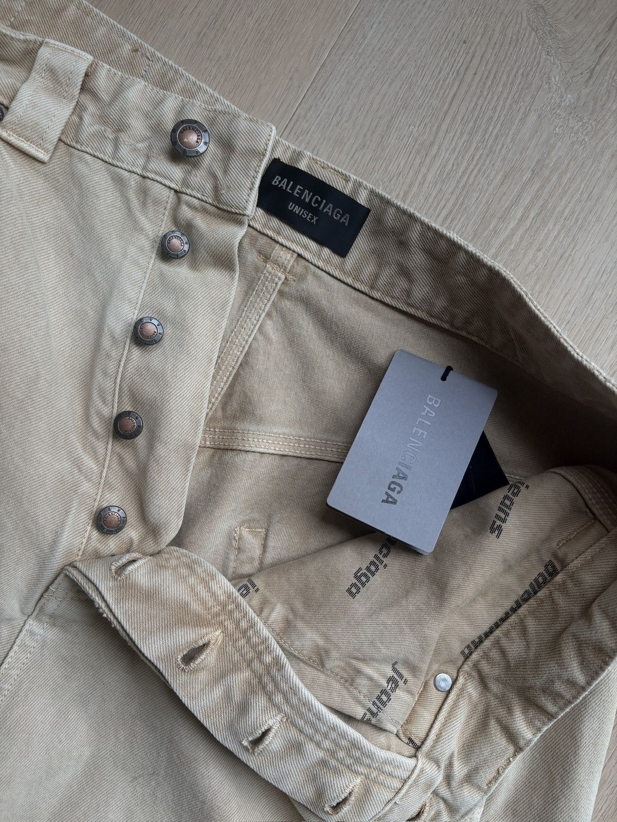 Balenciaga Balenciaga 25FW Destressed Double Knee Carpenter Pants Size US 32 / EU 48 - 2 Thumbnail