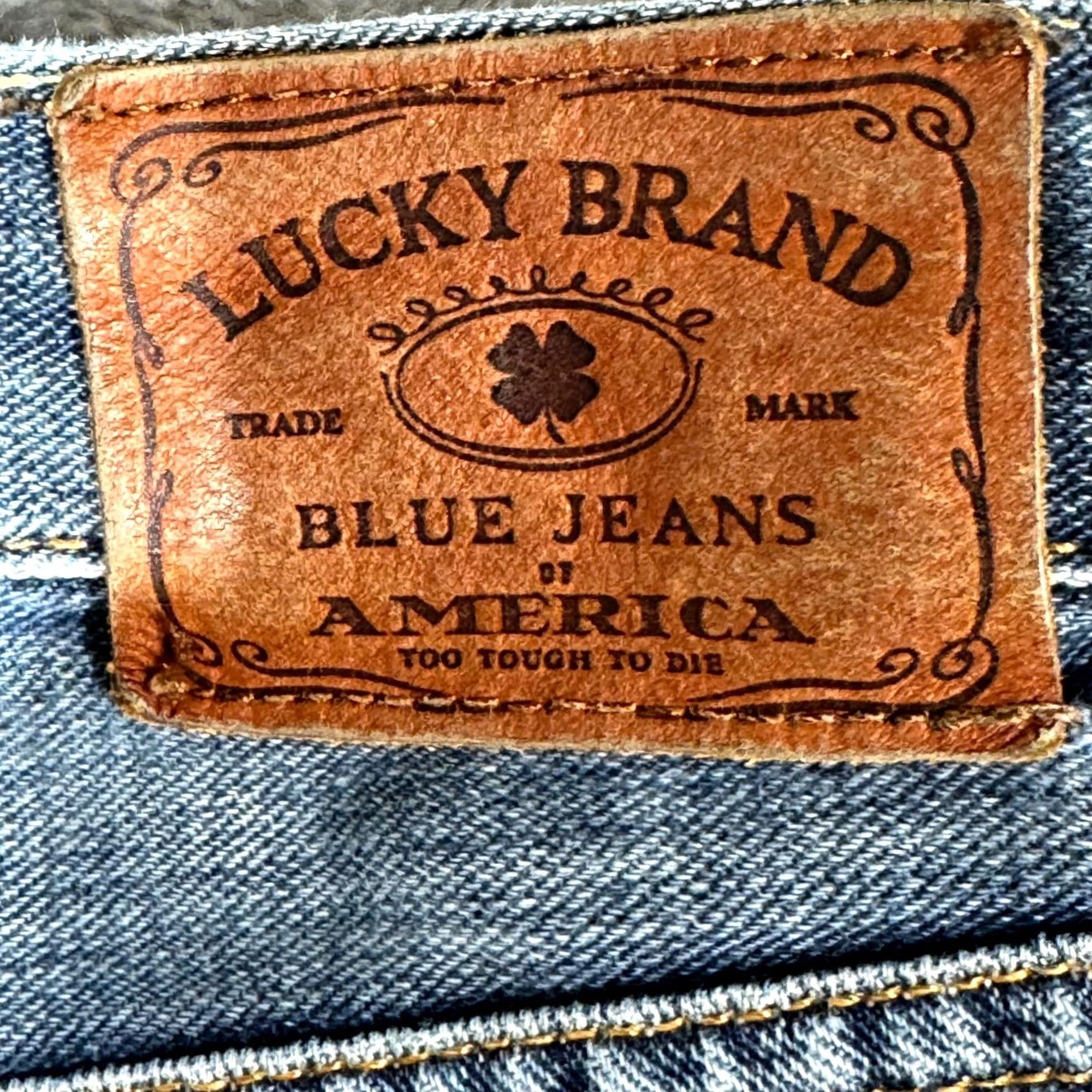 Lucky Brand Lucky Brand 221 Jeans Mens 38X32 Black Denim Stretch Mid-Rise Straight Leg Zip Size US 38 / EU 54 - 5 Thumbnail