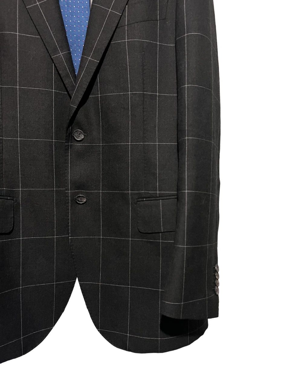 Suitsupply Suitsupply Black Windowpane Check Lazio Suit Jacket Blazer Size 42L - 5 Thumbnail