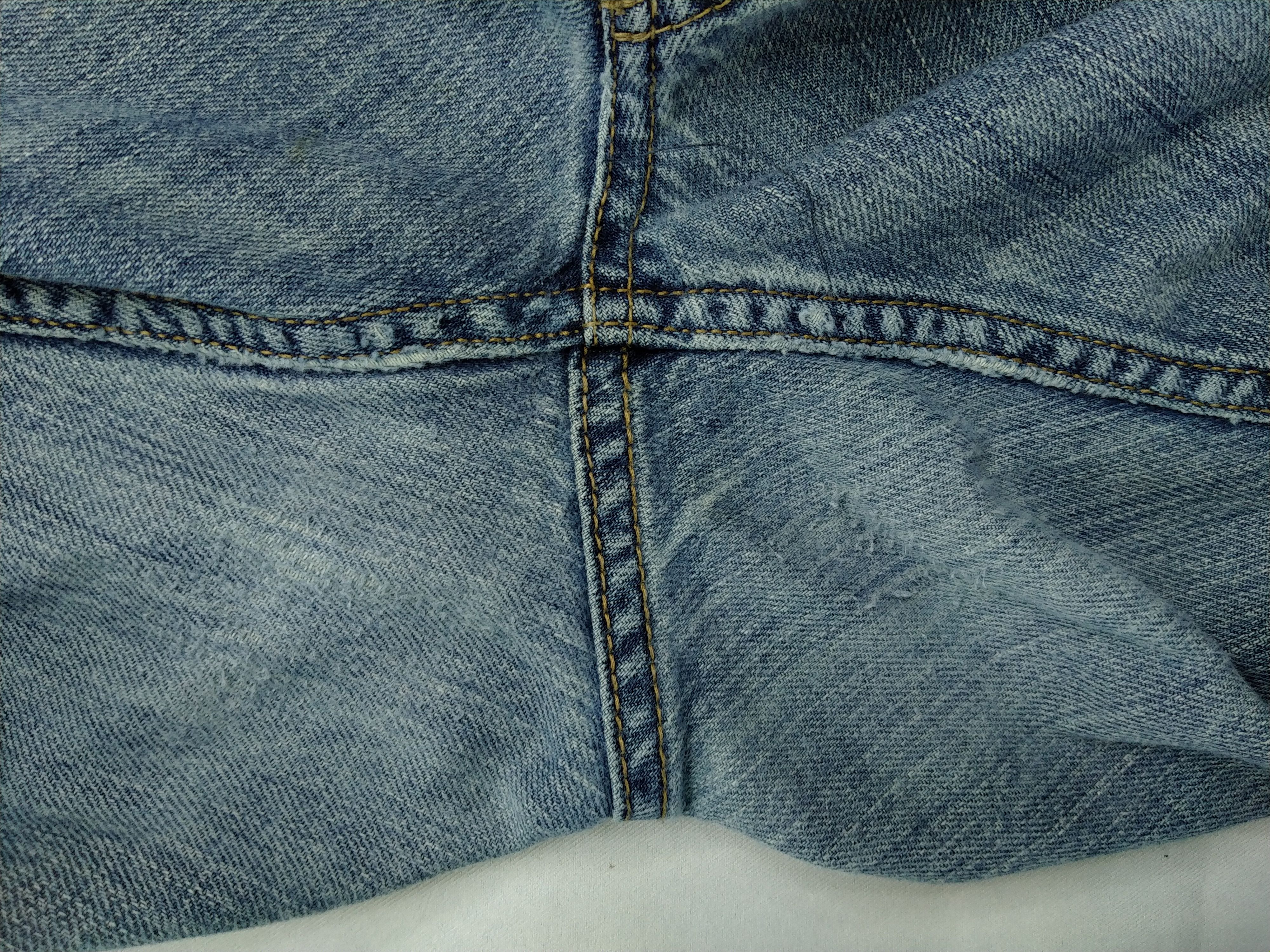 Levi's Vintage Levi's 505 Straight Distressed Denim 37x28 -JN158 Size US 37 - 16 Thumbnail
