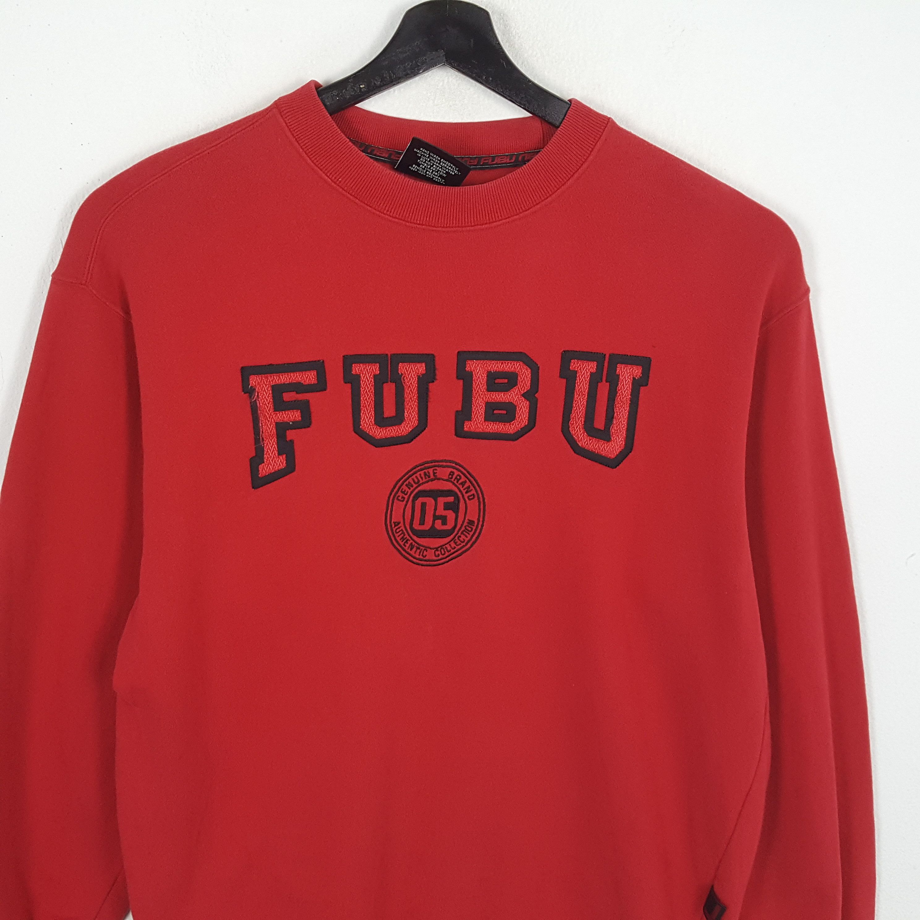 Fubu × Vintage FUBU Center Spellout Design Streetwear Sweatshirt Size US L / EU 52-54 / 3 - 2 Thumbnail