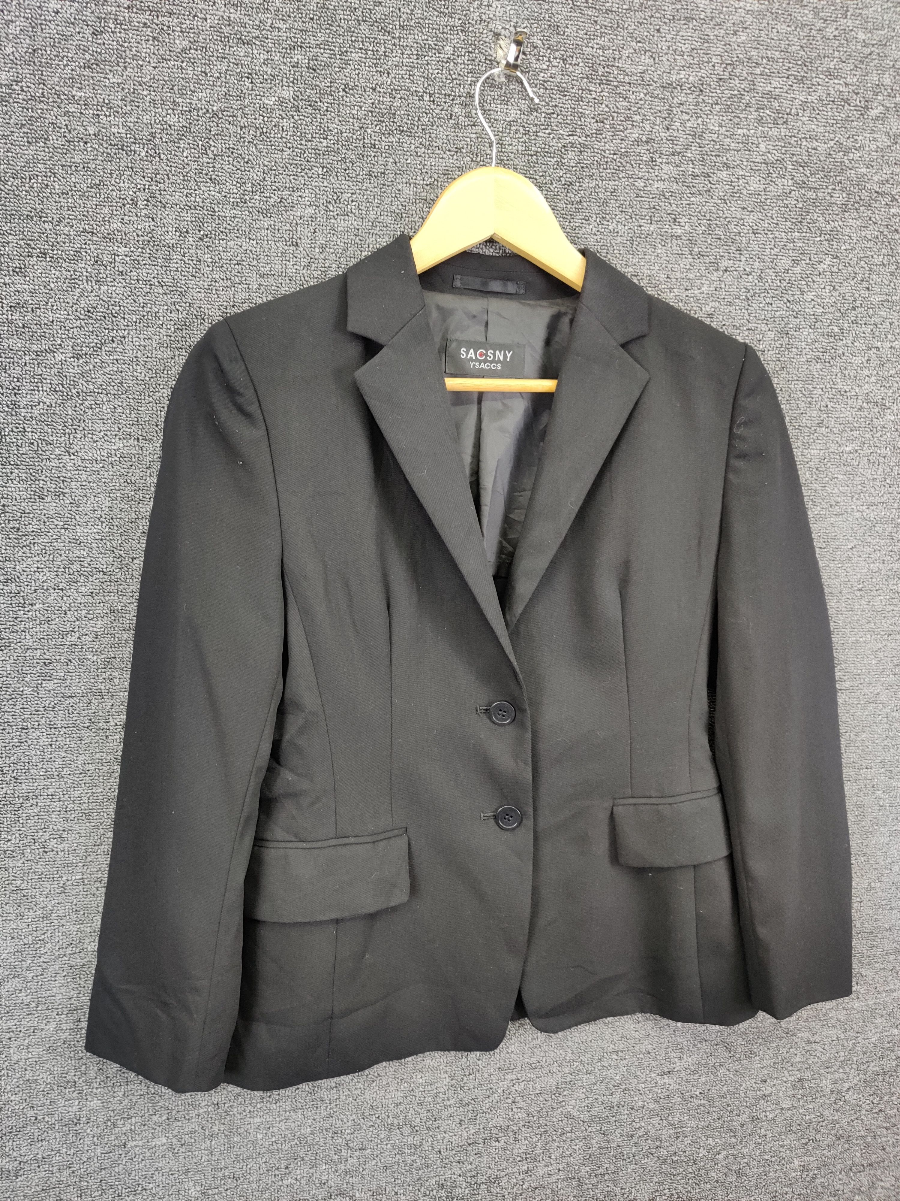 Yohji Yamamoto Vintage Y'saccs Yohji Yamamoto Wool Single Breasted Blazer Size US S / EU 44-46 / 1 - 5 Thumbnail