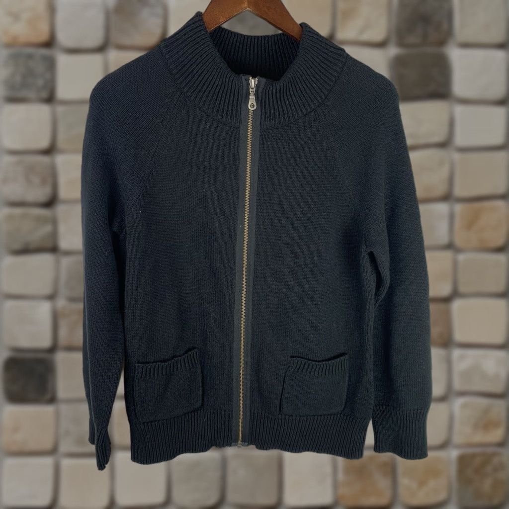 Pendleton VINTAGE Pendleton Cardigan Sweater Women M Black Pockets Full Zip 90s Size M / US 6-8 / IT 42-44 - 1 Thumbnail