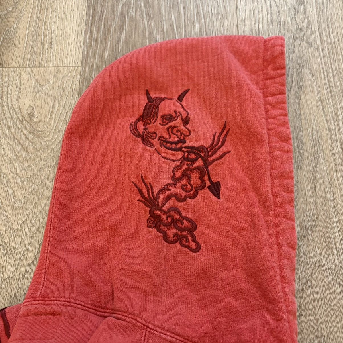 Supreme Supreme Overdyed Dragon Hooded Sweatshirt Red Medium Size US M / EU 48-50 / 2 - 4 Thumbnail