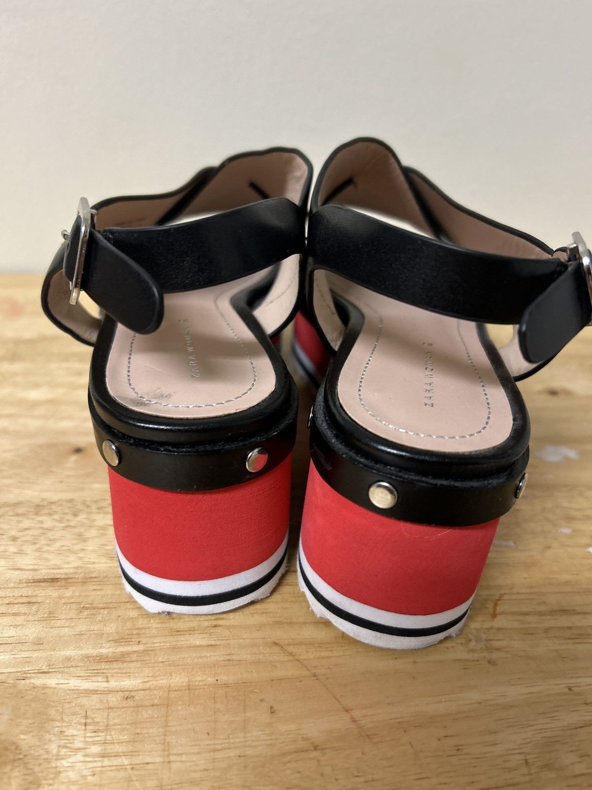 Zara Women’s Studded platform sandals 6.5(37) Size US 6.5 / IT 36.5 - 5 Thumbnail