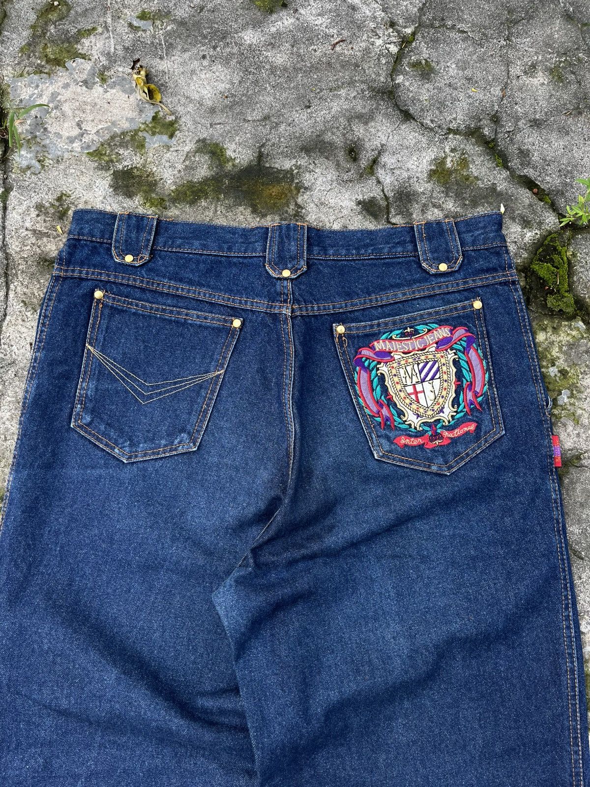 Majestic Vtg Majestic Japan Blue Jeans Size US 34 / EU 50 - 2 Thumbnail