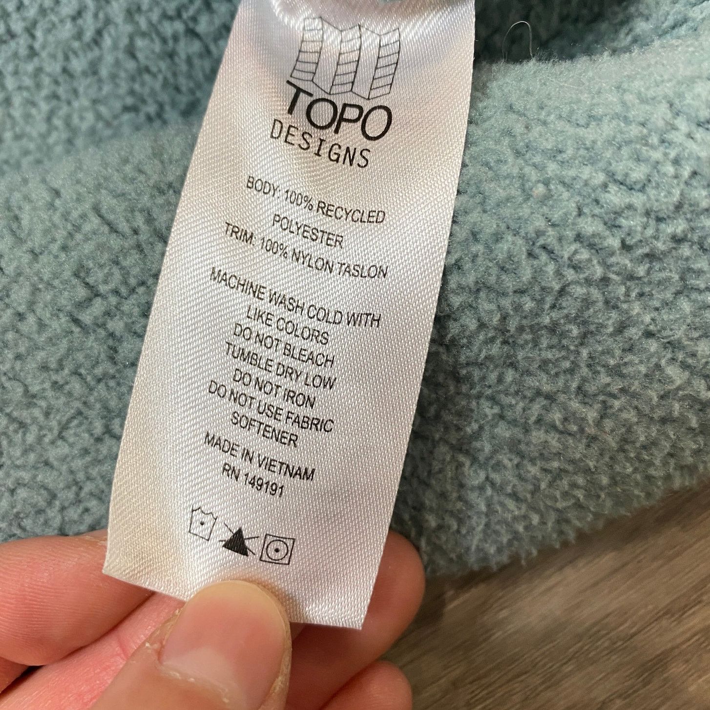 Topo Designs Topo Designs Mountain Fleece Pullover Jacket Mens S Gorpcore Size US S / EU 44-46 / 1 - 7 Thumbnail