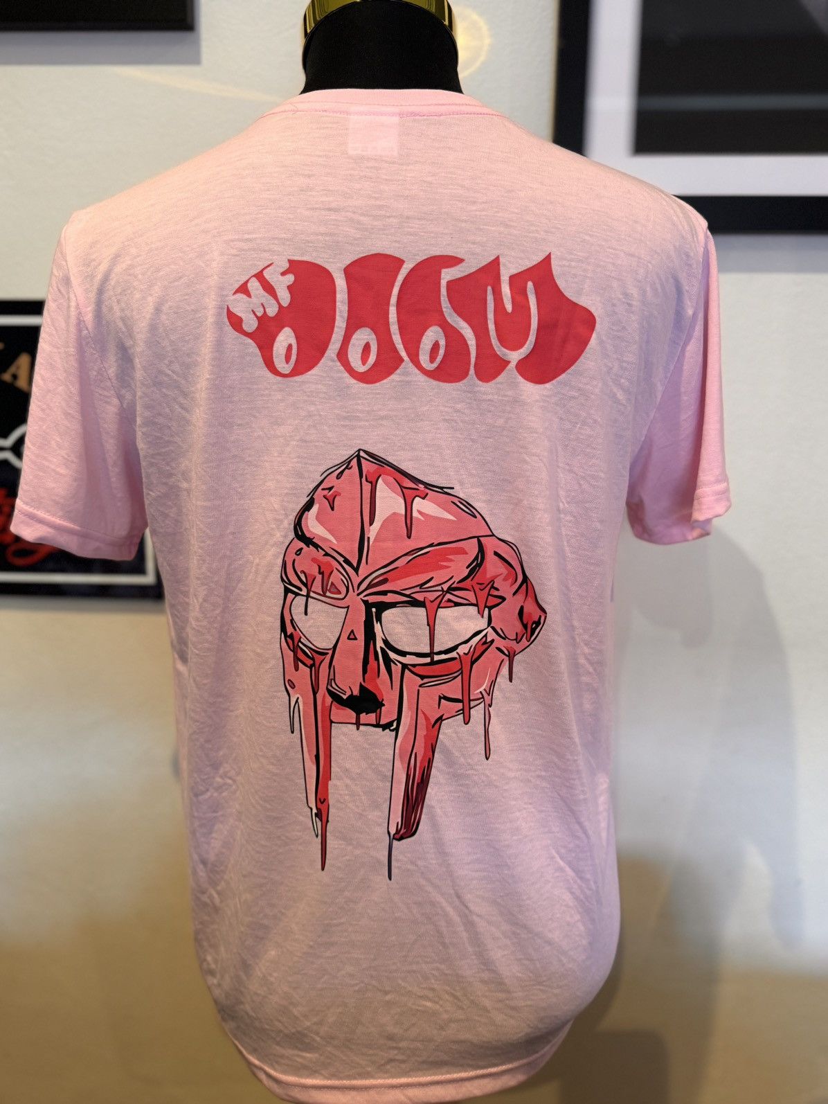 MF Doom MF DOOM Cotton Blend Chest & Back Logo Print Tee Size US L / EU 52-54 / 3 - 1 Thumbnail