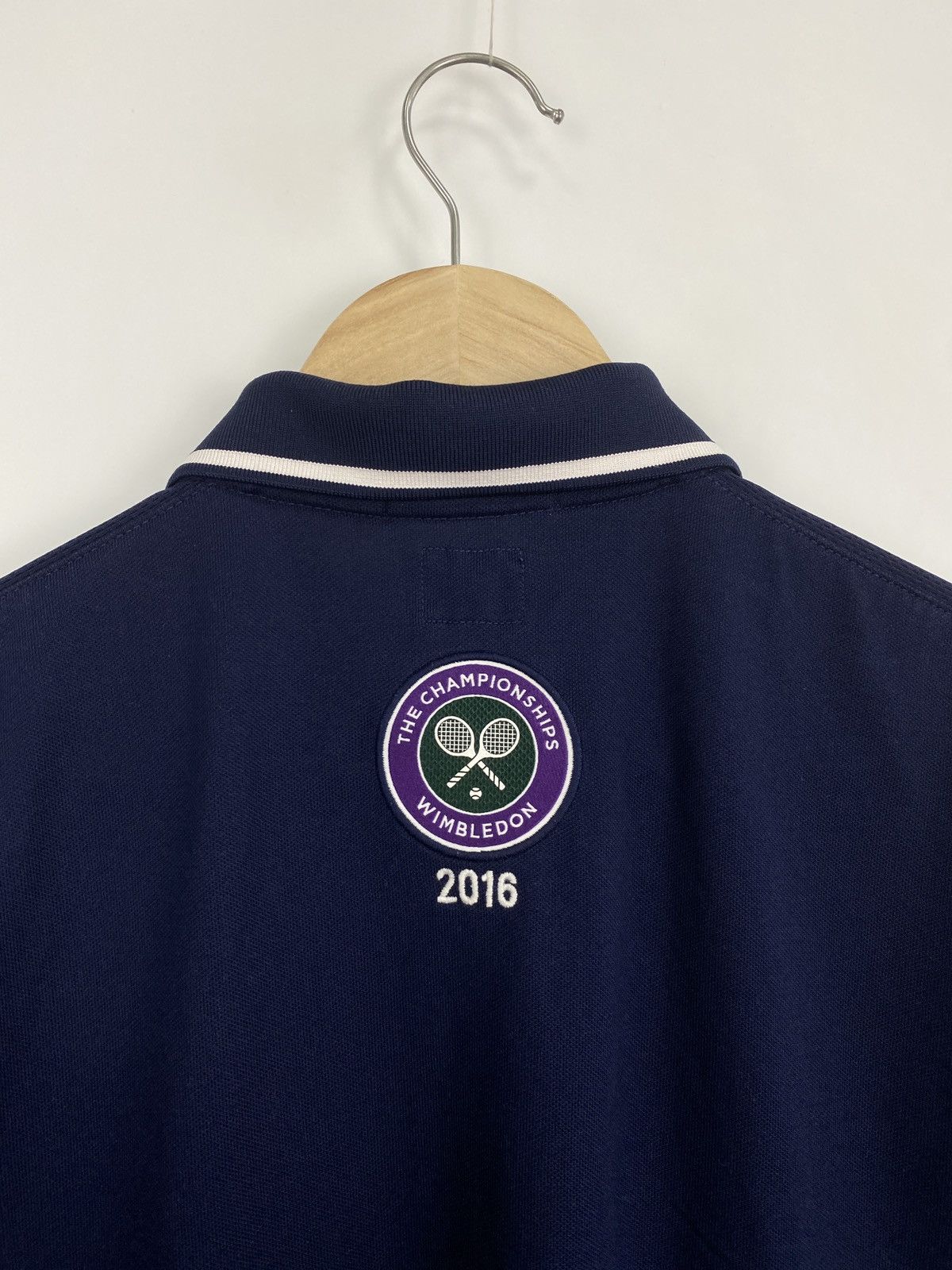 Polo Ralph Lauren 🇬🇧 Vintage Polo Ralph Lauren Wimbledon Tennis Polo T-Shirt Size US M / EU 48-50 / 2 - 10 Thumbnail