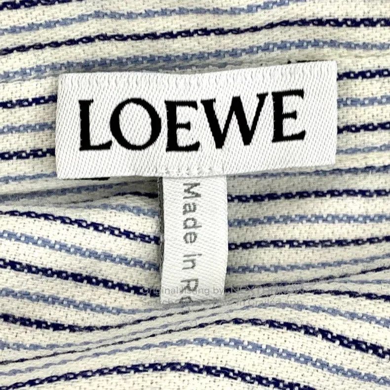 Loewe Loewe Color-Block Striped Wool Hooded Collar Single-Breast Size S / US 4 / IT 40 - 5 Thumbnail