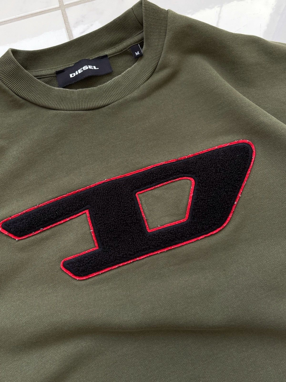 Diesel × Vintage Diesel Y2k Big Logo Sweatshirt Size US M / EU 48-50 / 2 - 6 Thumbnail