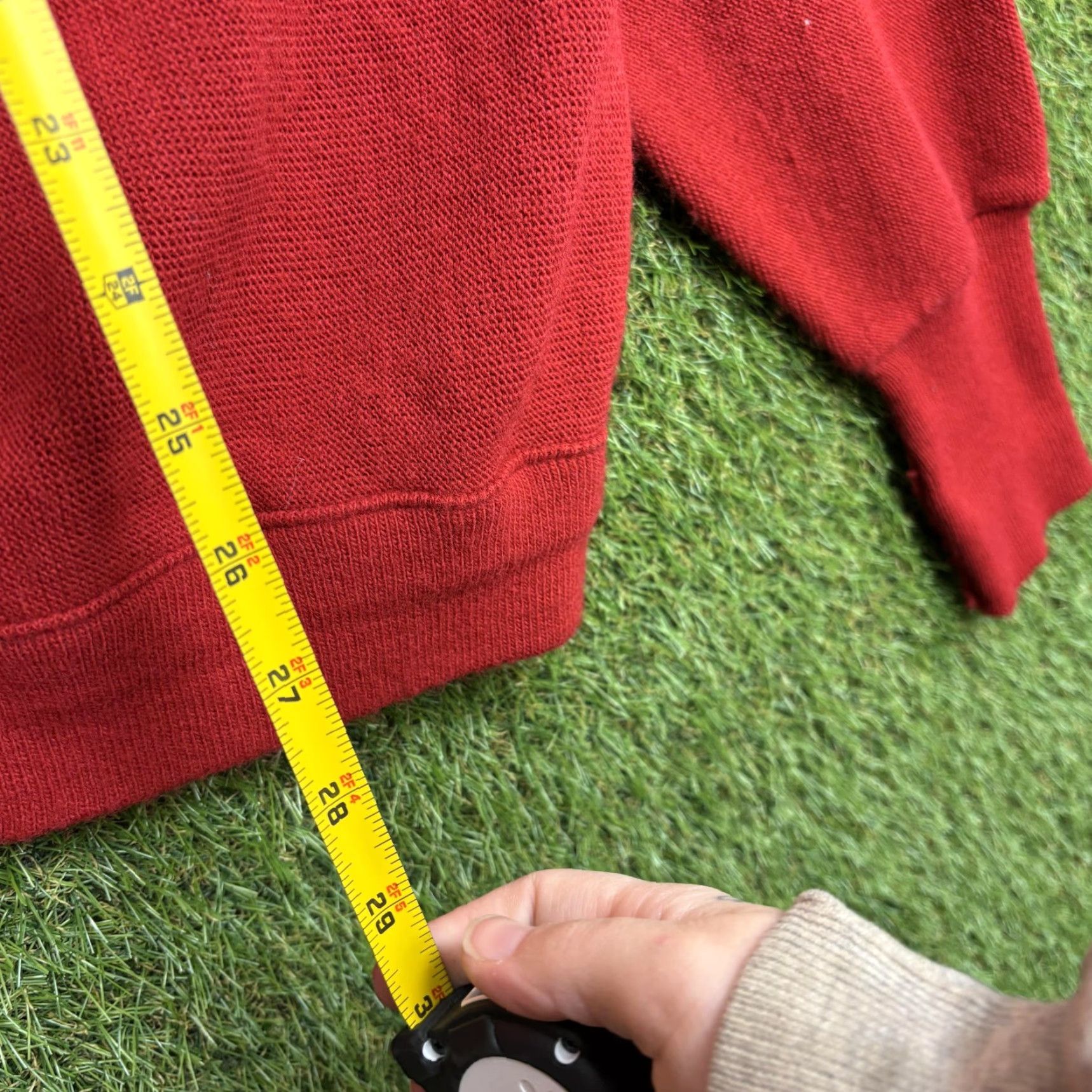 Izod VINTAGE IZOD Cardigan Sweater Mens Large Red Knit Crest Logo Preppy All Seasons Size US L / EU 52-54 / 3 - 4 Thumbnail