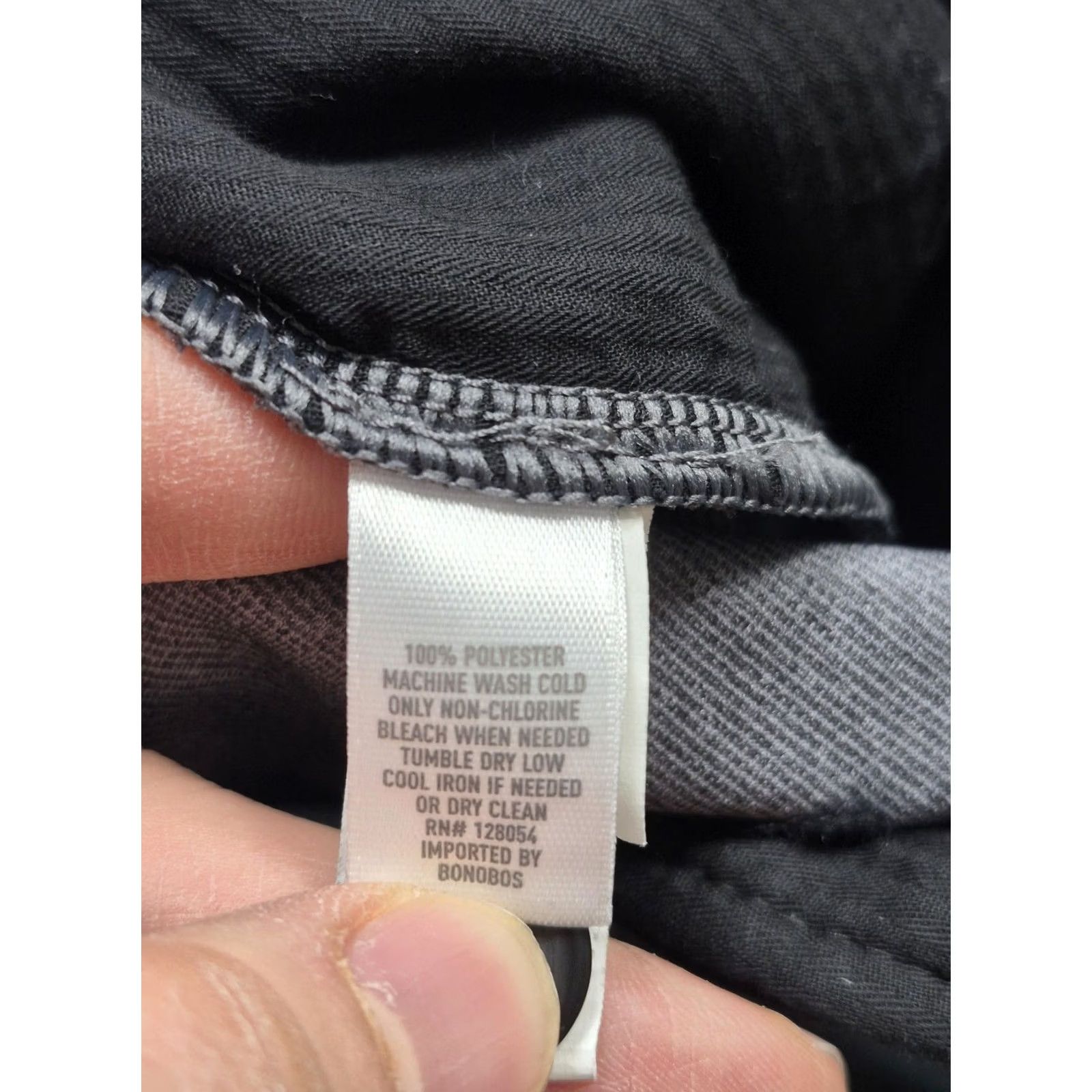 Bonobos Bonobos Sweatpants Mens Large Gray Elastic Waist Zip Fly Pockets Casual Knit Polyester Straight Front Size US 33 - 5 Thumbnail