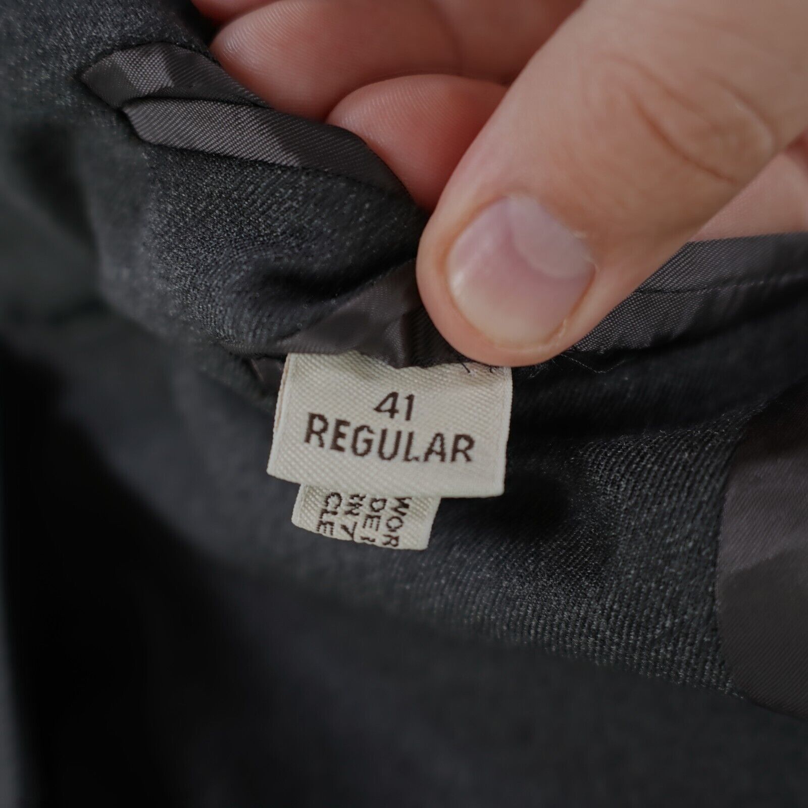 Pronto Uomo Pronto Uomo Italy Angelico Super 100s Worsted Wool Gray 3 Bu Size 42R - 10 Thumbnail