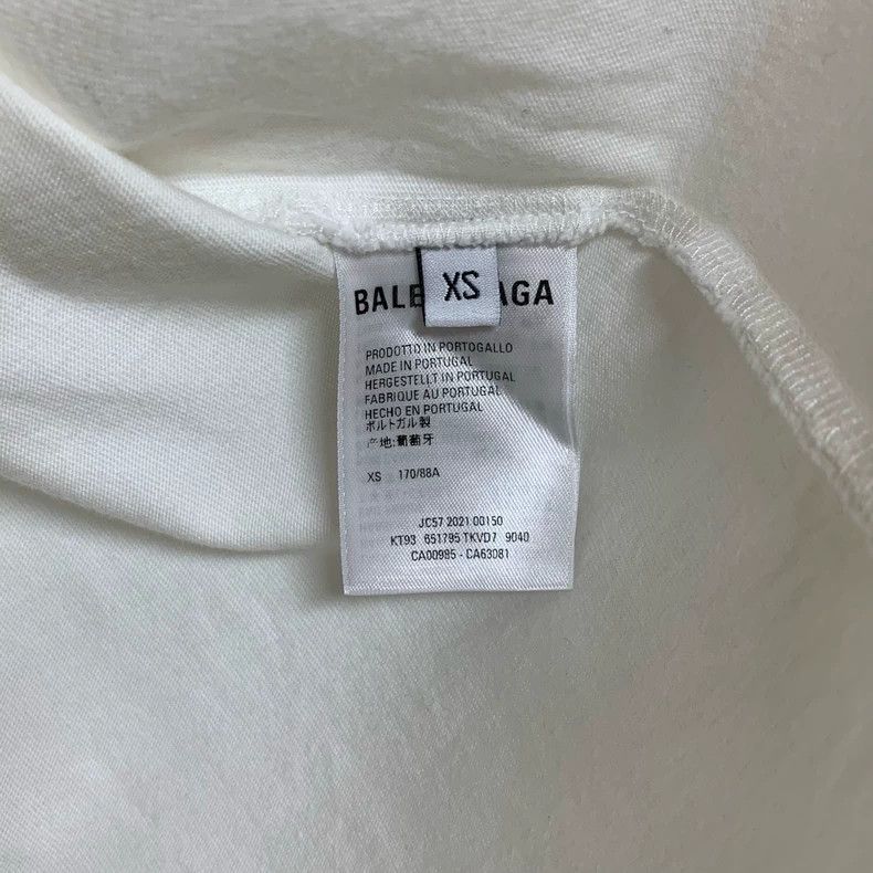 Balenciaga Balenciaga NASA Collaboration White Short Sleeve T-shirt S Size US XS / EU 42 / 0 - 7 Thumbnail