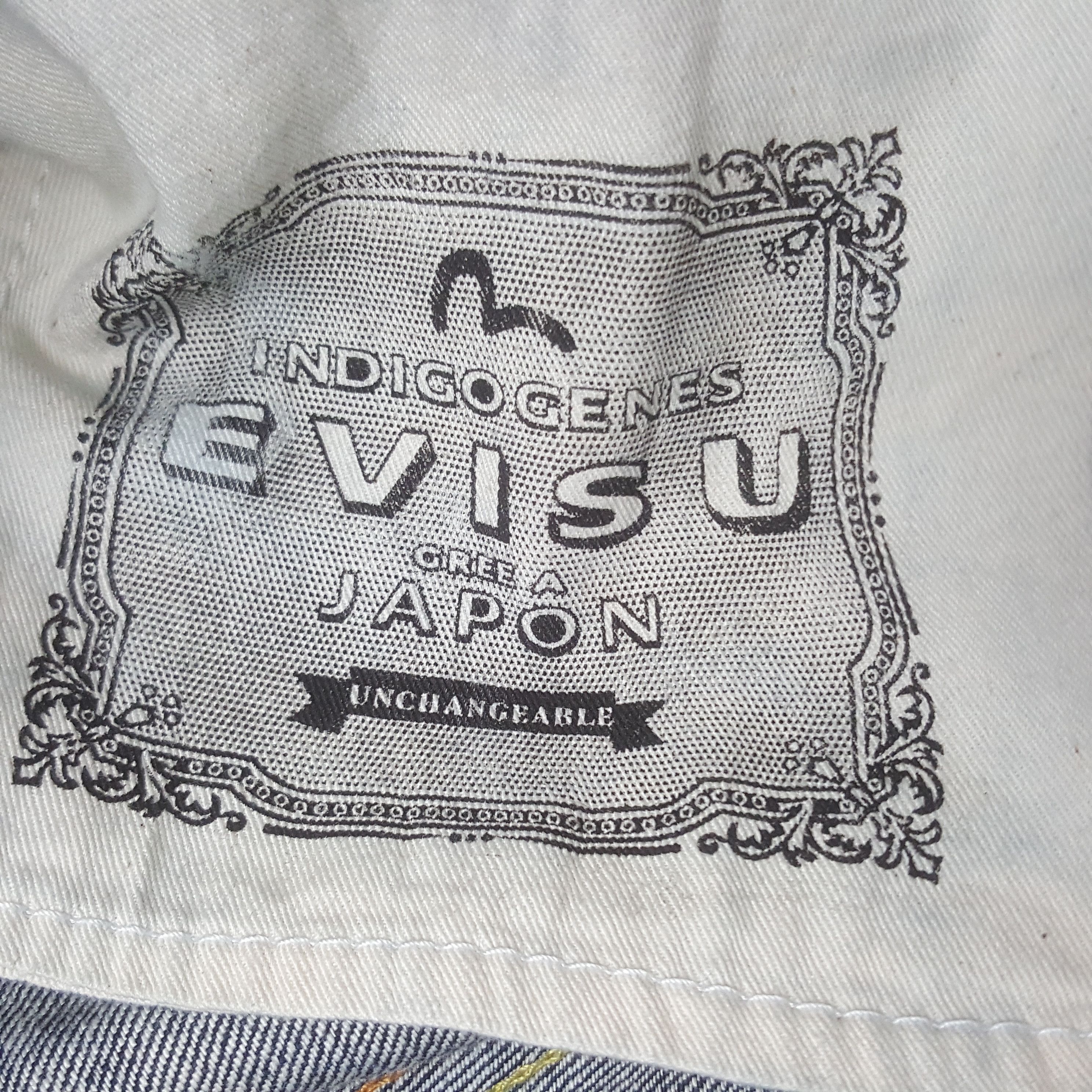 Evisu × Vintage Vintage Evisu Japan Custom Daicock Art Denim Jeans Size US 31 - 15 Thumbnail