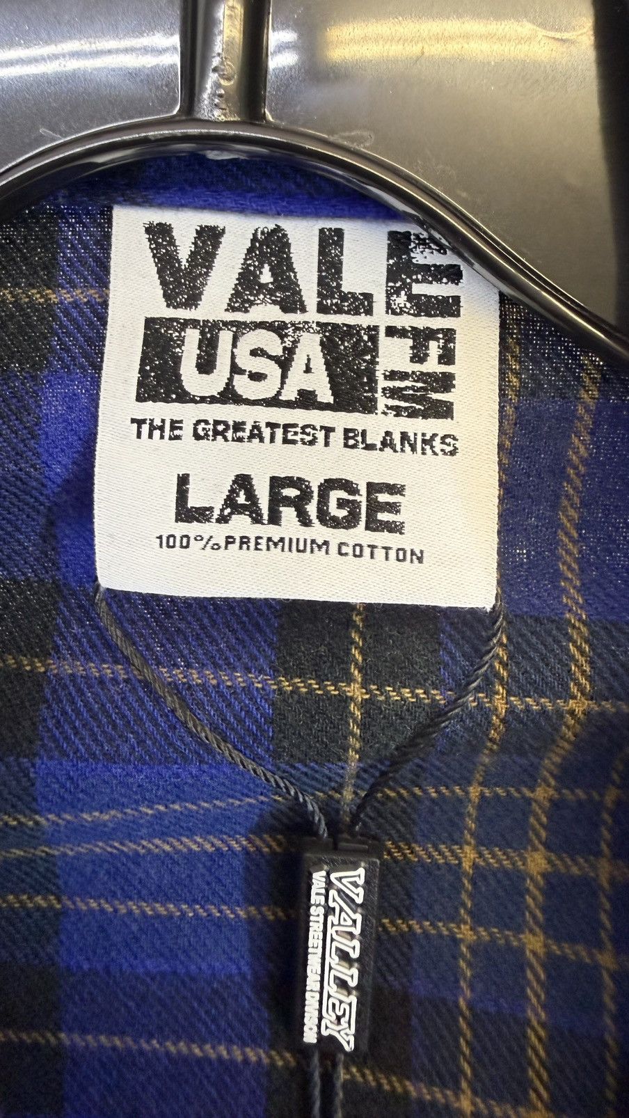 Vale Vale blue inferno diamond flannel shirt Size US M / EU 48-50 / 2 - 4 Thumbnail