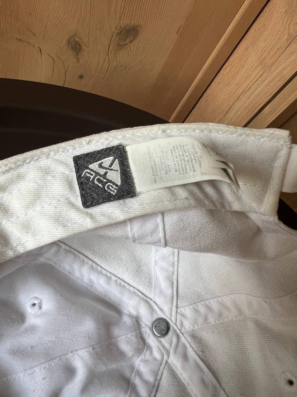 Nike × Nike ACG × Vintage Vintage Nike Acg logo cap hat white Size ONE SIZE - 5 Thumbnail