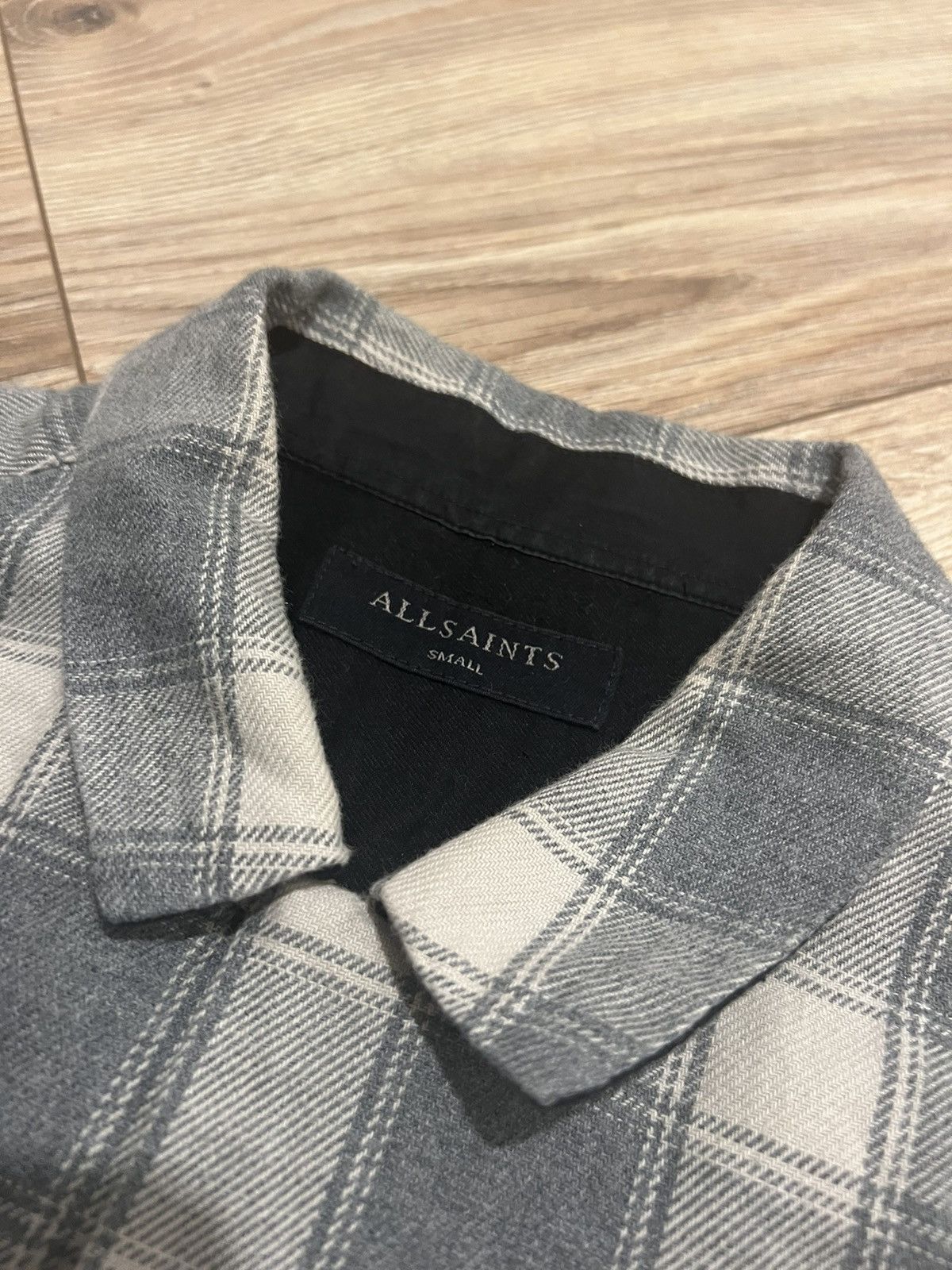 Allsaints Shirt Button Up Allsaints Streetwear Y2K Drill Size US S / EU 44-46 / 1 - 4 Thumbnail