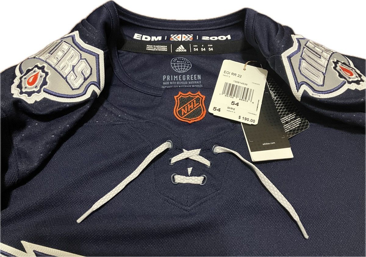 Adidas Edmonton Oilers Bouchard RR 2.0 Adidas NHL Hockey Jersey 54 Size US XL / EU 56 / 4 - 3 Thumbnail