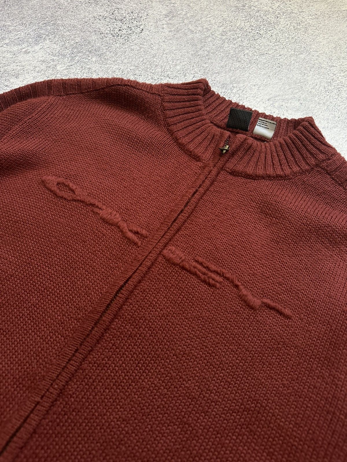 Oakley Vintage Oakley Gorpcore Big Logo Zip Knit Sweater Size US XL / EU 56 / 4 - 8 Thumbnail