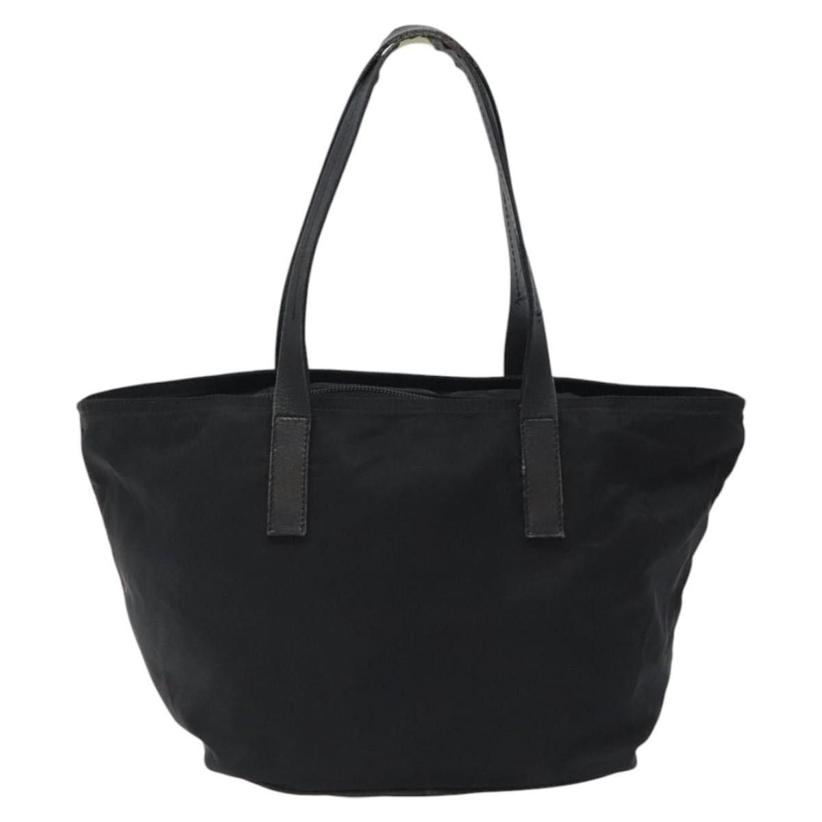 Prada PRADA Hand Bag Nylon Black Silver Size ONE SIZE - 3 Thumbnail