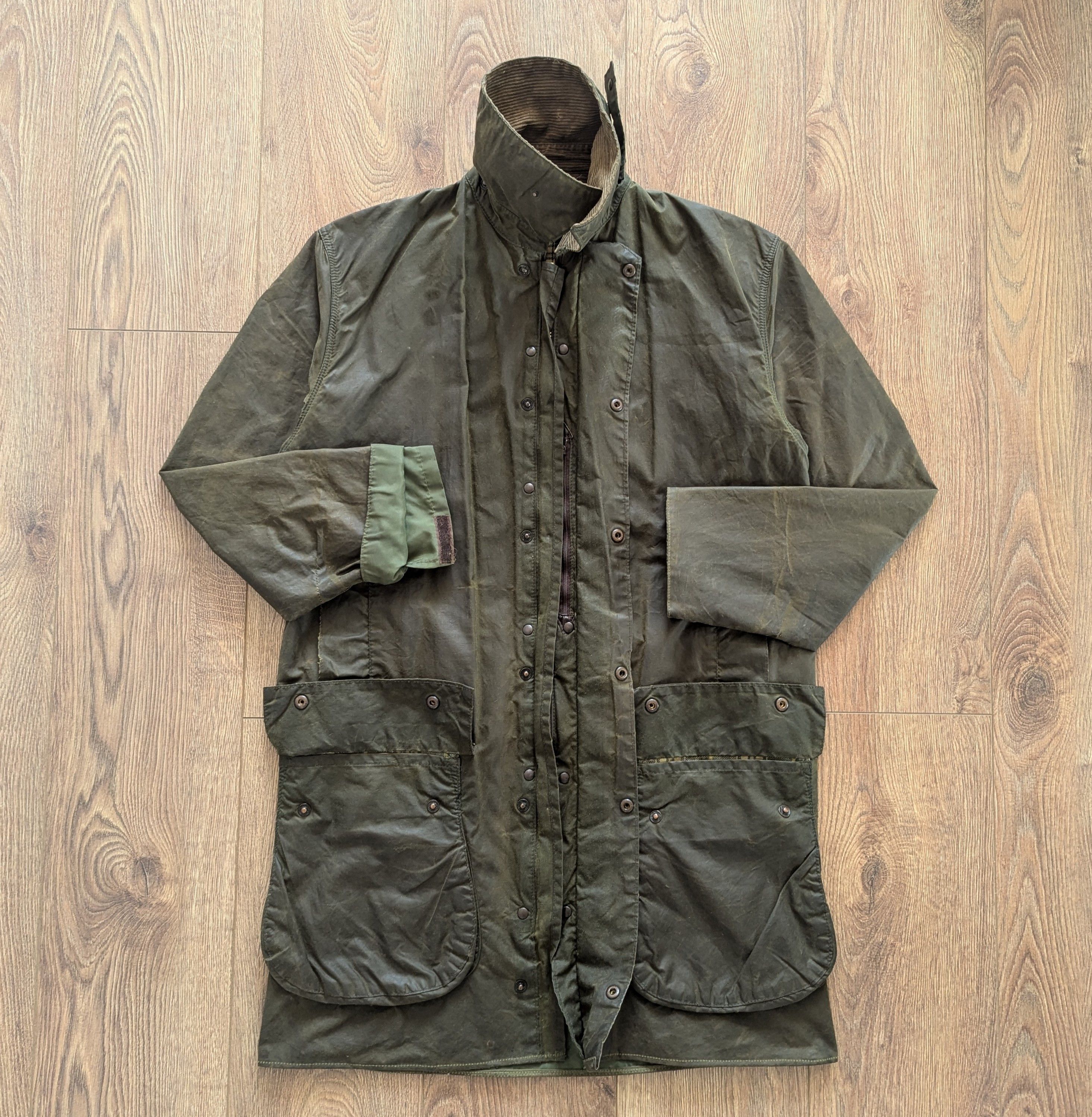 Barbour Barbour A200 Border Wax Jacket C36\91CM Made In England Size US S / EU 44-46 / 1 - 9 Thumbnail