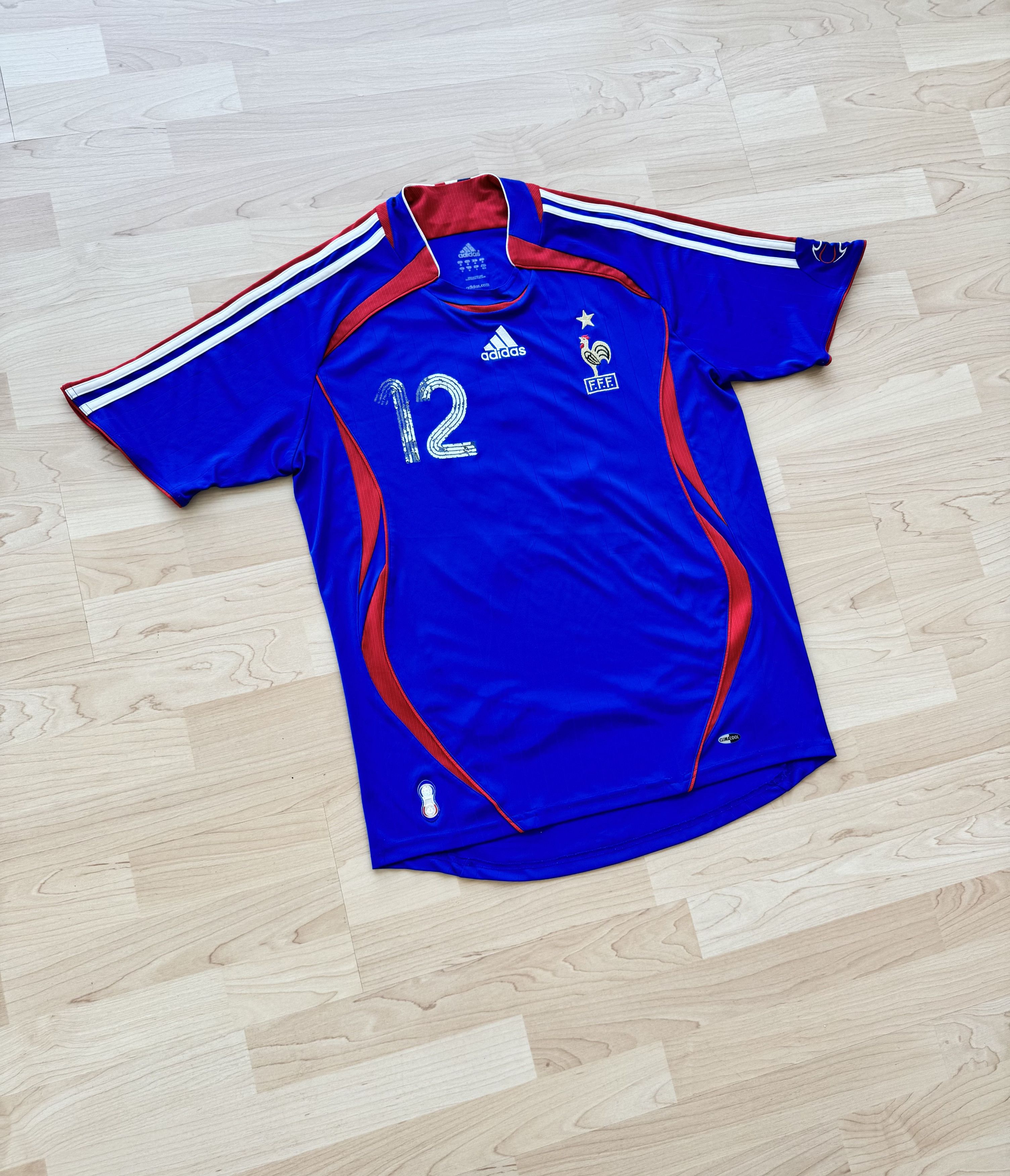 Adidas Football shirt soccer FC France Home 2006/2007 Size US M / EU 48-50 / 2 - 2 Thumbnail