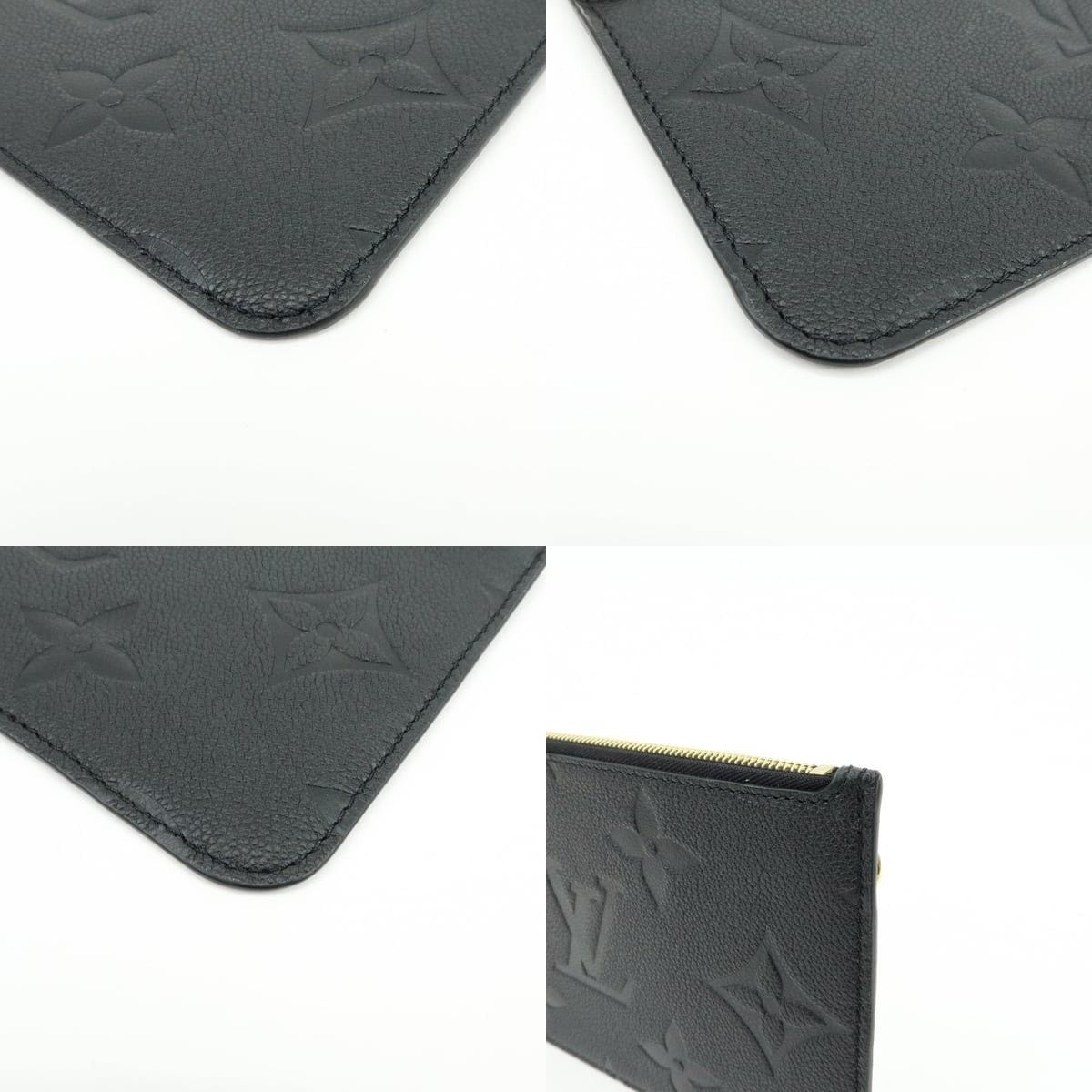 Louis Vuitton Louis Vuitton Monogram Empreinte Pochette Black Size ONE SIZE - 4 Thumbnail