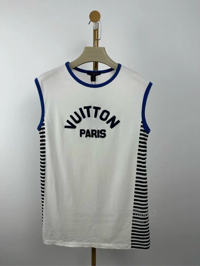 Louis Vuitton Louis Vuitton White monogrammed logo flocked embroidered p Size XS / US 0-2 / IT 36-38 - 1 Thumbnail