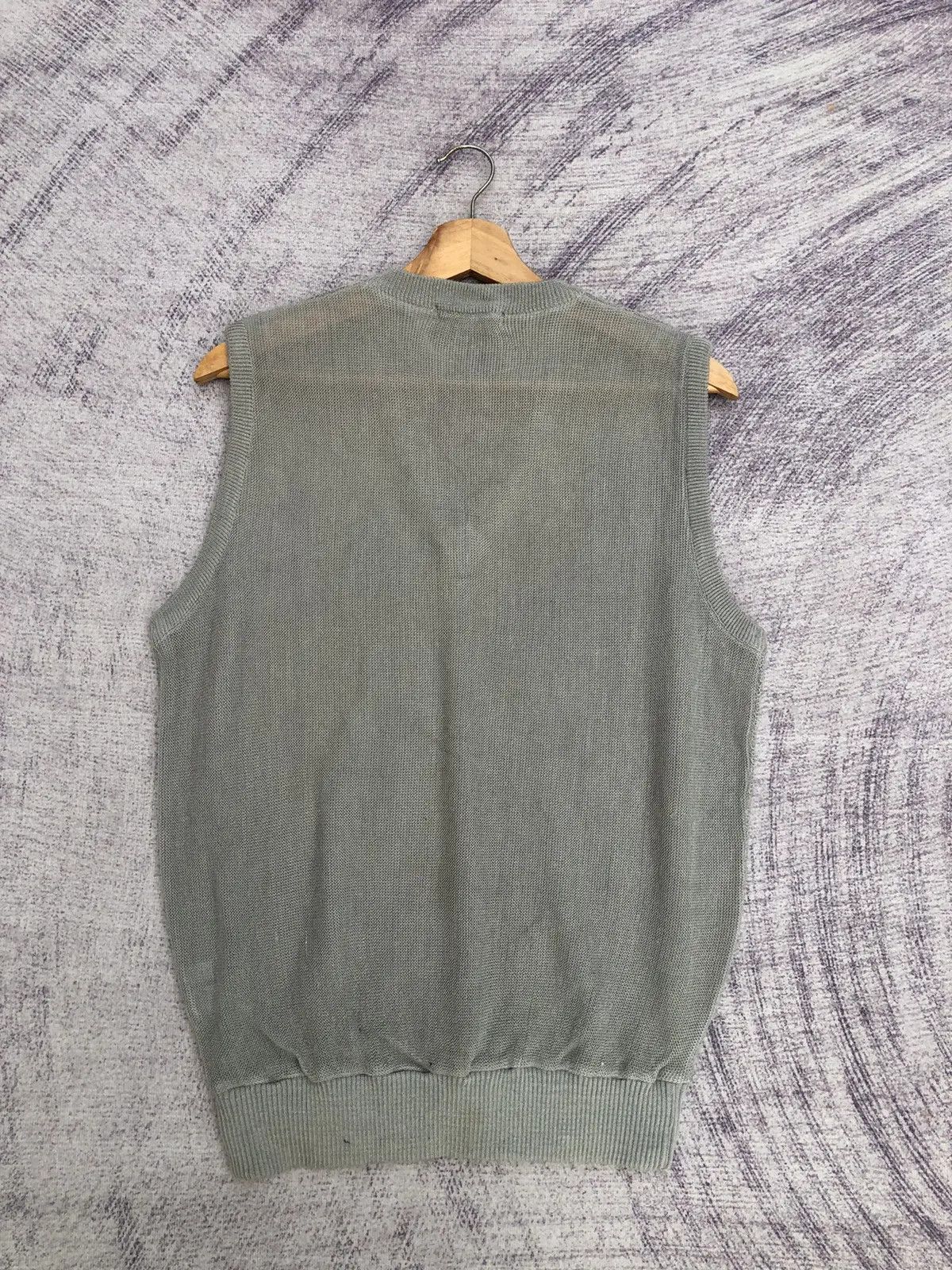 Designer × Olive Vintage Torrey Pines Checked Box V-Net Vest Size US S / EU 44-46 / 1 - 10 Thumbnail