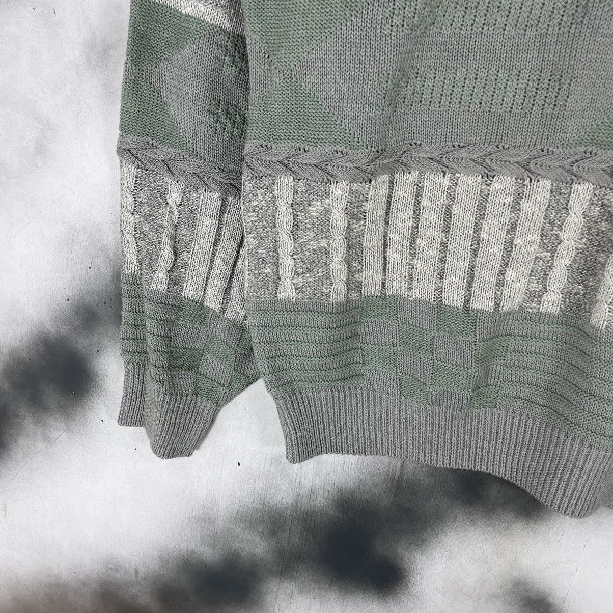 Homespun Knitwear × Japanese Brand Vintage Alexis Stripes Knitwear Size US L / EU 52-54 / 3 - 6 Thumbnail