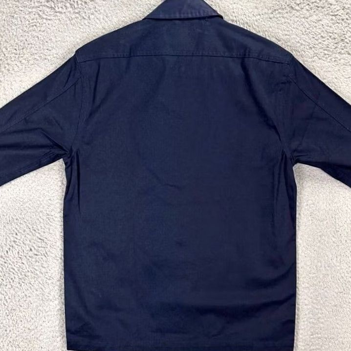 Express Express Snap Button Up Shirt Mens XS Navy Blue Wax Pocket Long Sleeve Casual Size US XS / EU 42 / 0 - 3 Thumbnail
