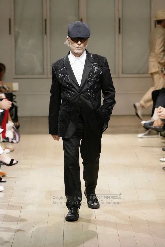 Yohji Yamamoto Yohji Yamamoto 09ss Lace Detail Suit. Size US S / EU 44-46 / 1 - 3 Thumbnail