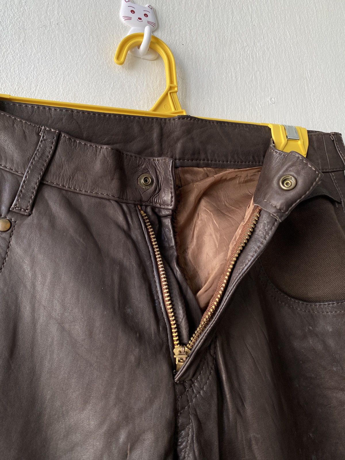 ABAHOUSE Japanese Brand Abahouse Flare Leather Pant Size US 29 - 6 Thumbnail