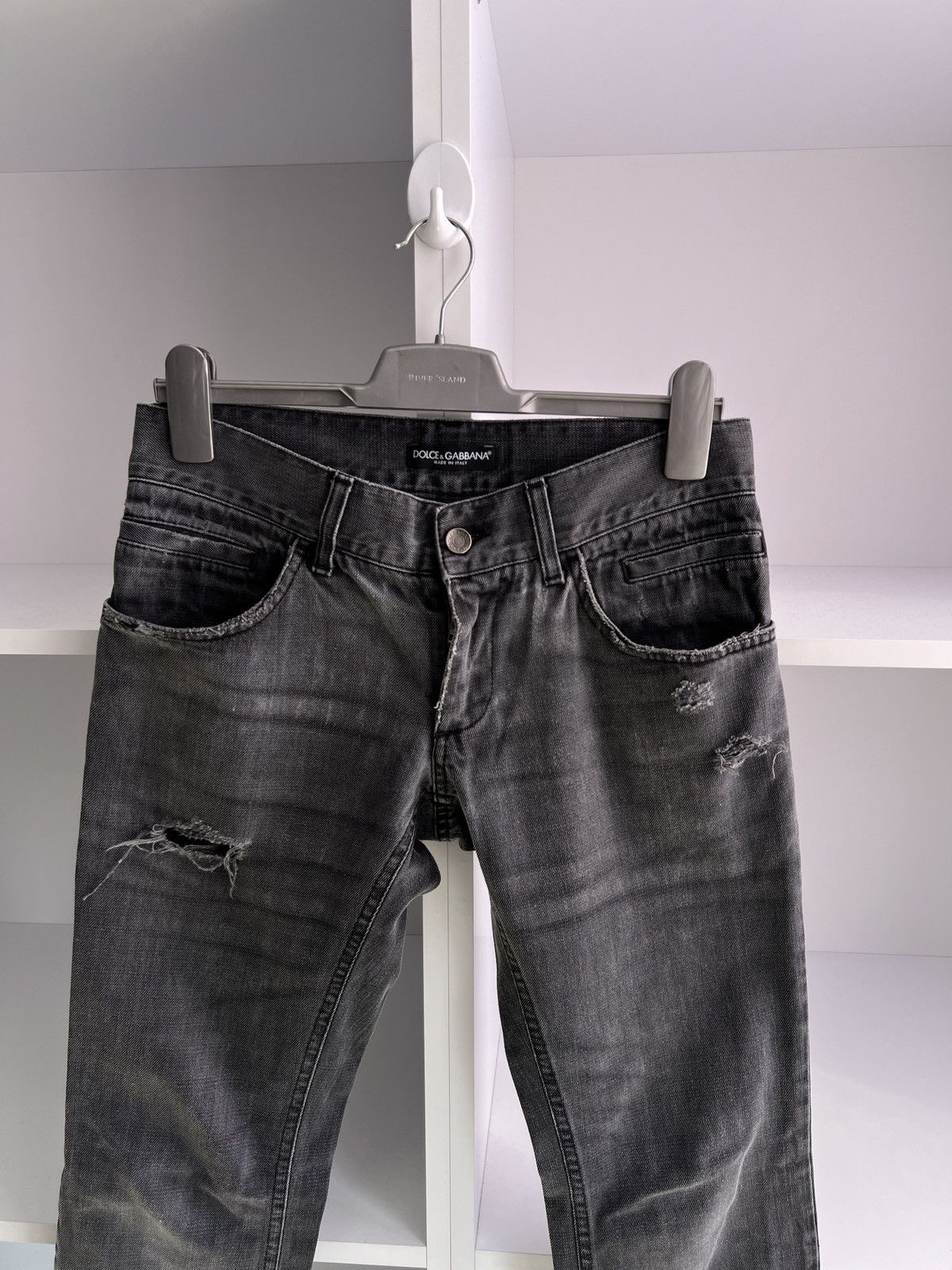 Dolce & Gabbana × Vintage Vintage Dolce Gabbana Black Archival Y2K pants Size US 32 / EU 48 - 6 Thumbnail