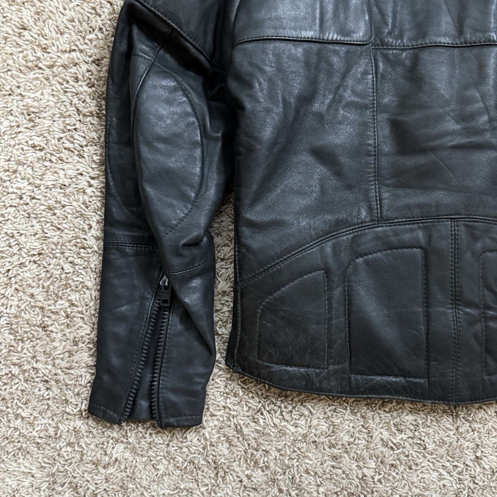 Harley Davidson × Hein Gericke × Vintage Harley Davidson Hein Gericke Black Leather Motorcycle Jacket Size US M / EU 48-50 / 2 - 8 Thumbnail