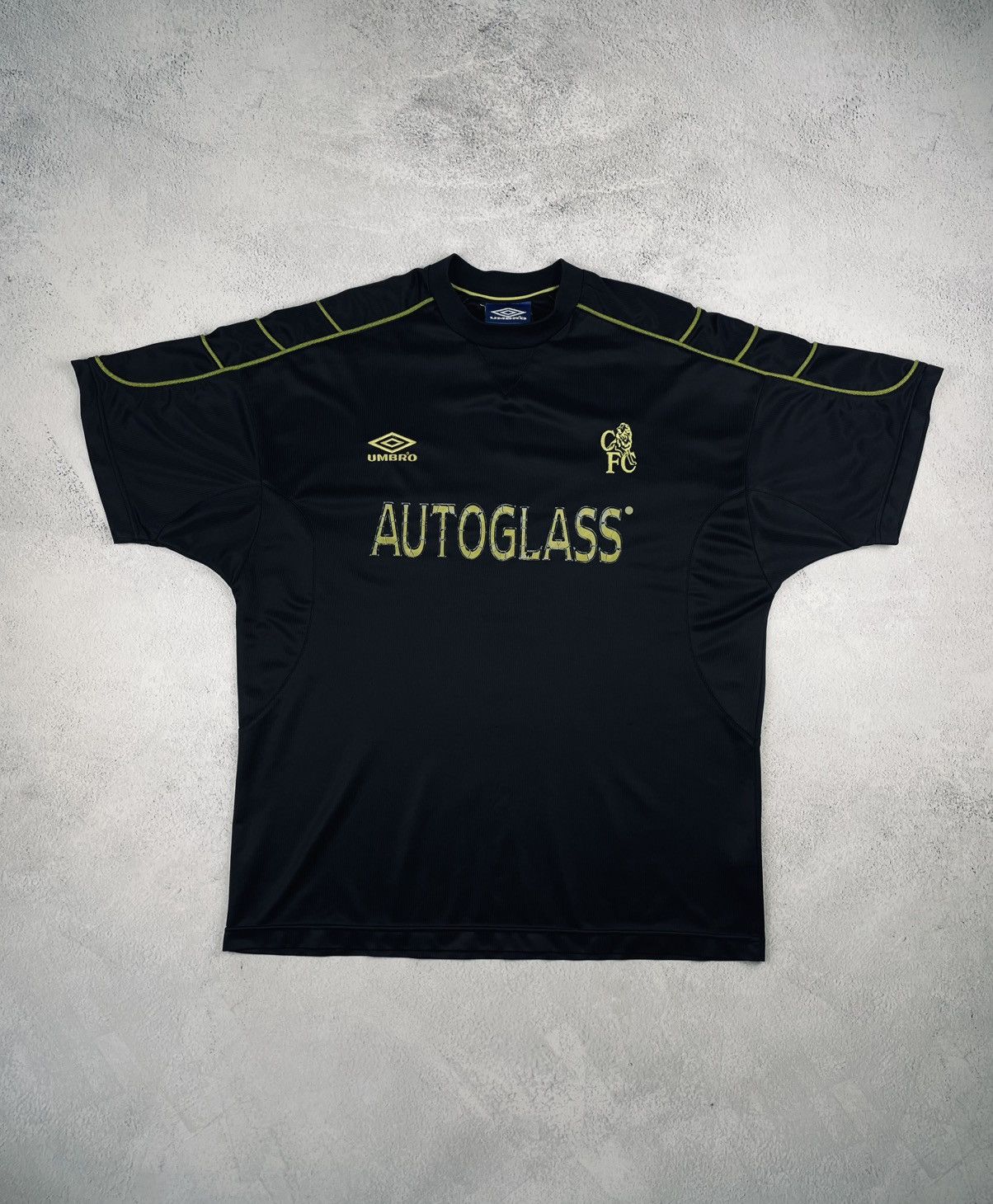 Chelsea Soccer Chelsea FC 1999/2000 Umbro Away Football ShirtAutoglass Size US L / EU 52-54 / 3 - 1 Thumbnail