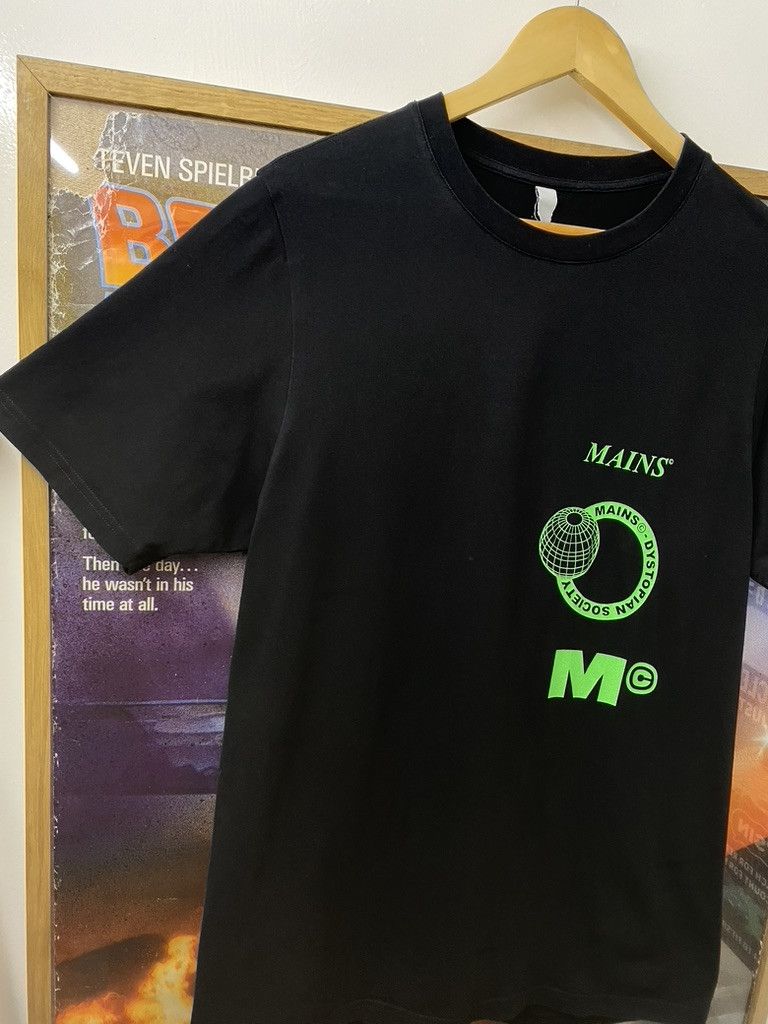 MAINS AW2018 Skepta Mains Dystopian Society T Shirt Size US S / EU 44-46 / 1 - 4 Thumbnail